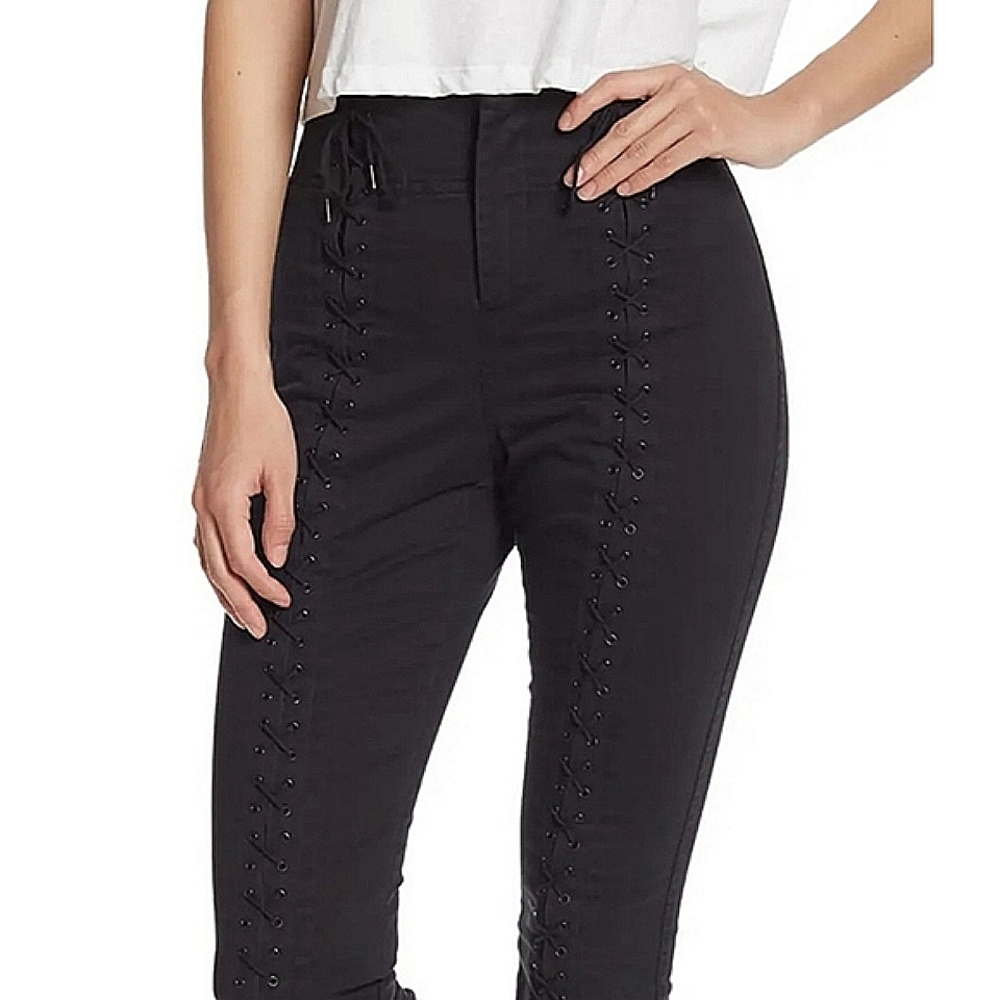 🆕 A.L.C. Kerrigan ❤ Lace-Up Skinny Leg Pants Sz 8